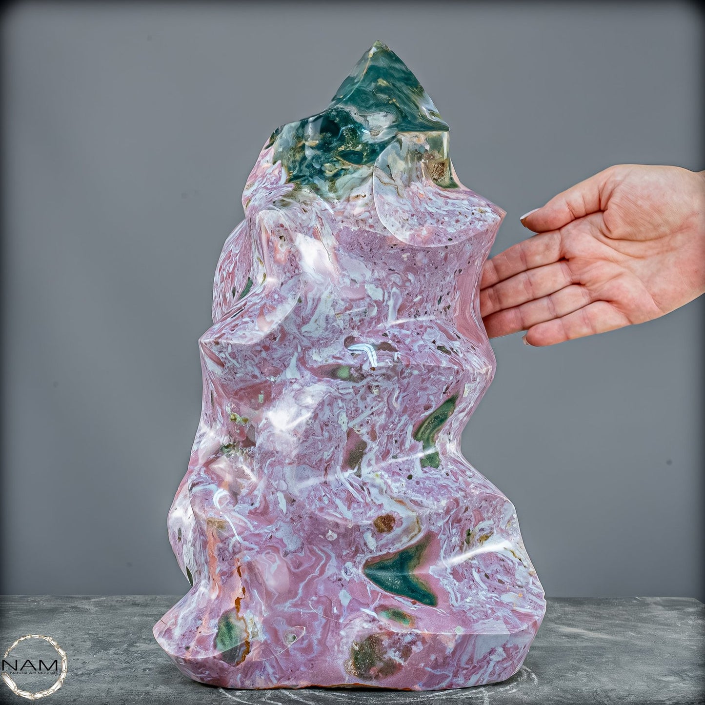 Natürliche Ocean Jasper Flamme - 13025,22g