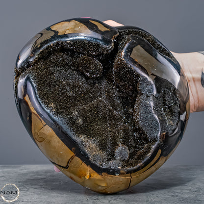Septarien-Herz – Symbol für Erdverbundenheit und innere Stärke - 1972,27g