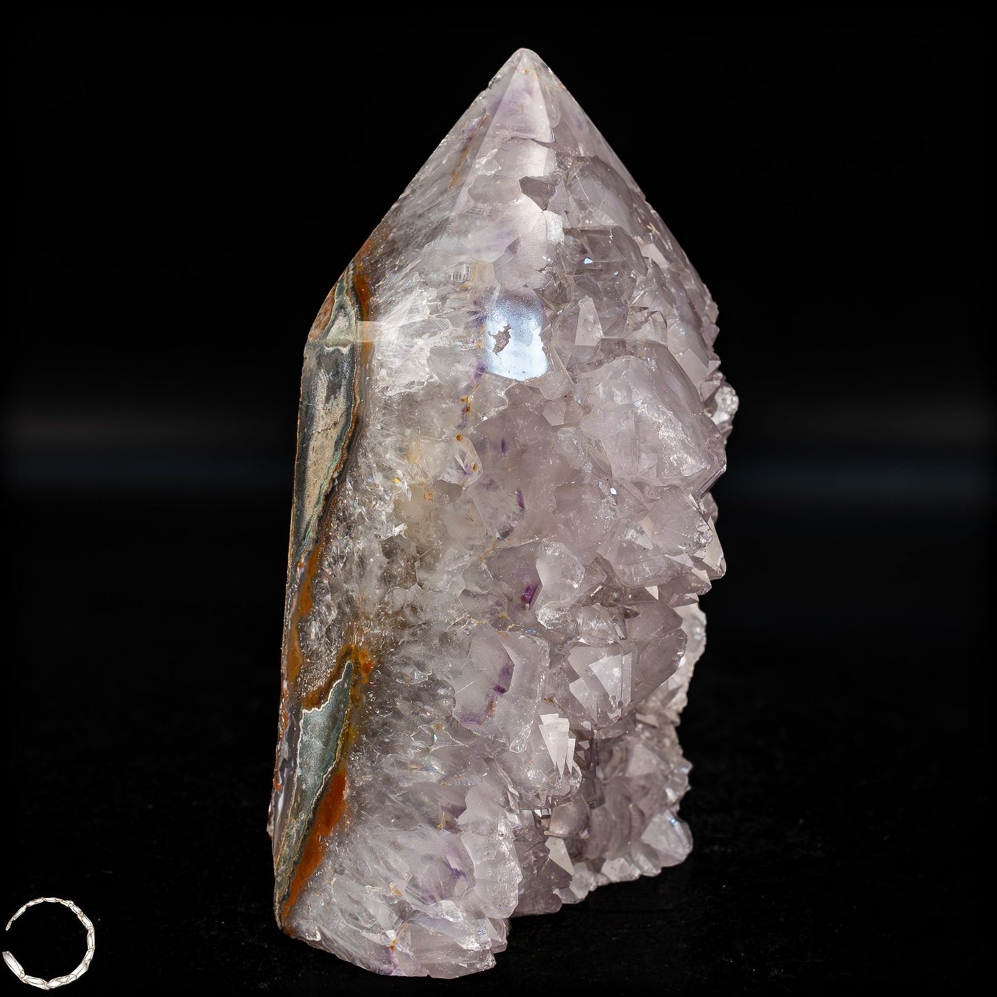 Natürliche Amethyst-Kristall Druse/Spitze - 621,99g