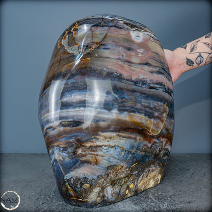 Natürliche Gebänderter Achat Kristall-Freiform - 19370,33g