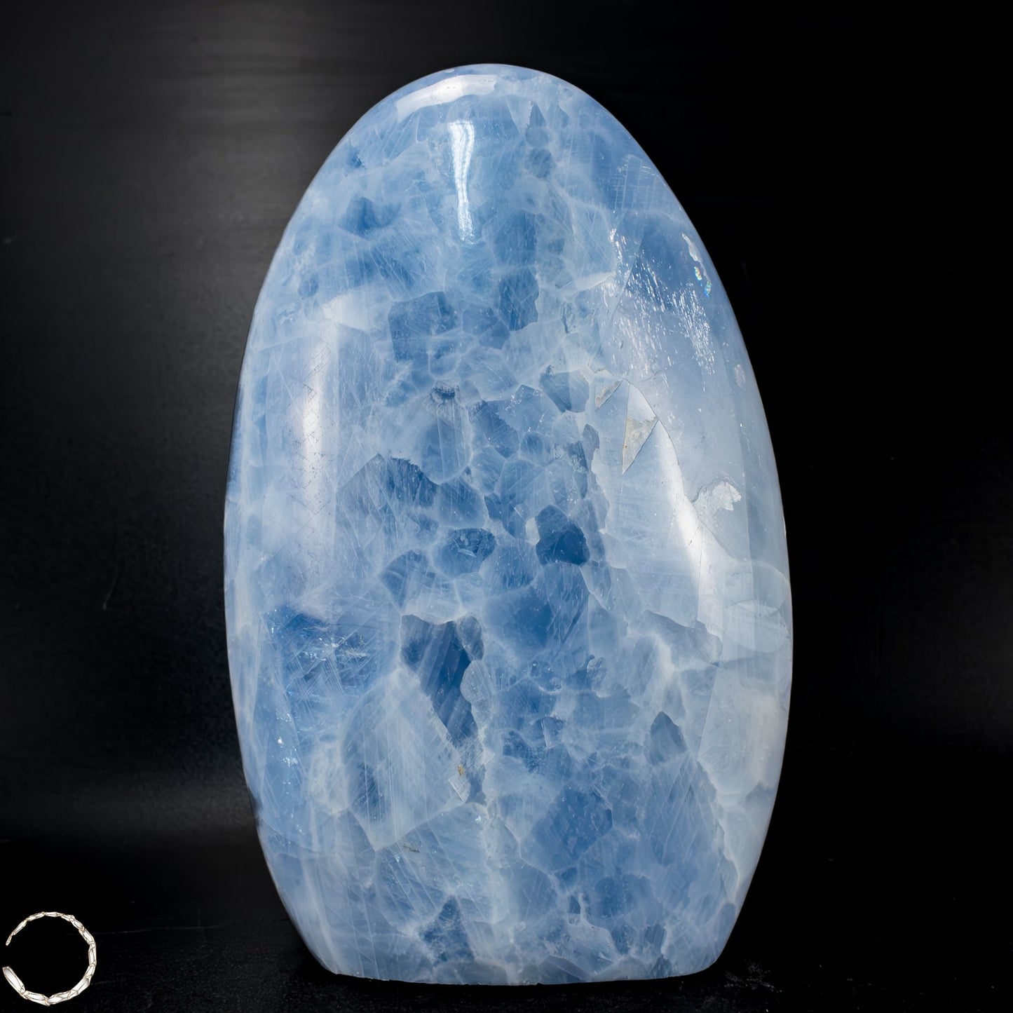 Natürliche Blaue Calcit-Kristall Freiform - 649,73g