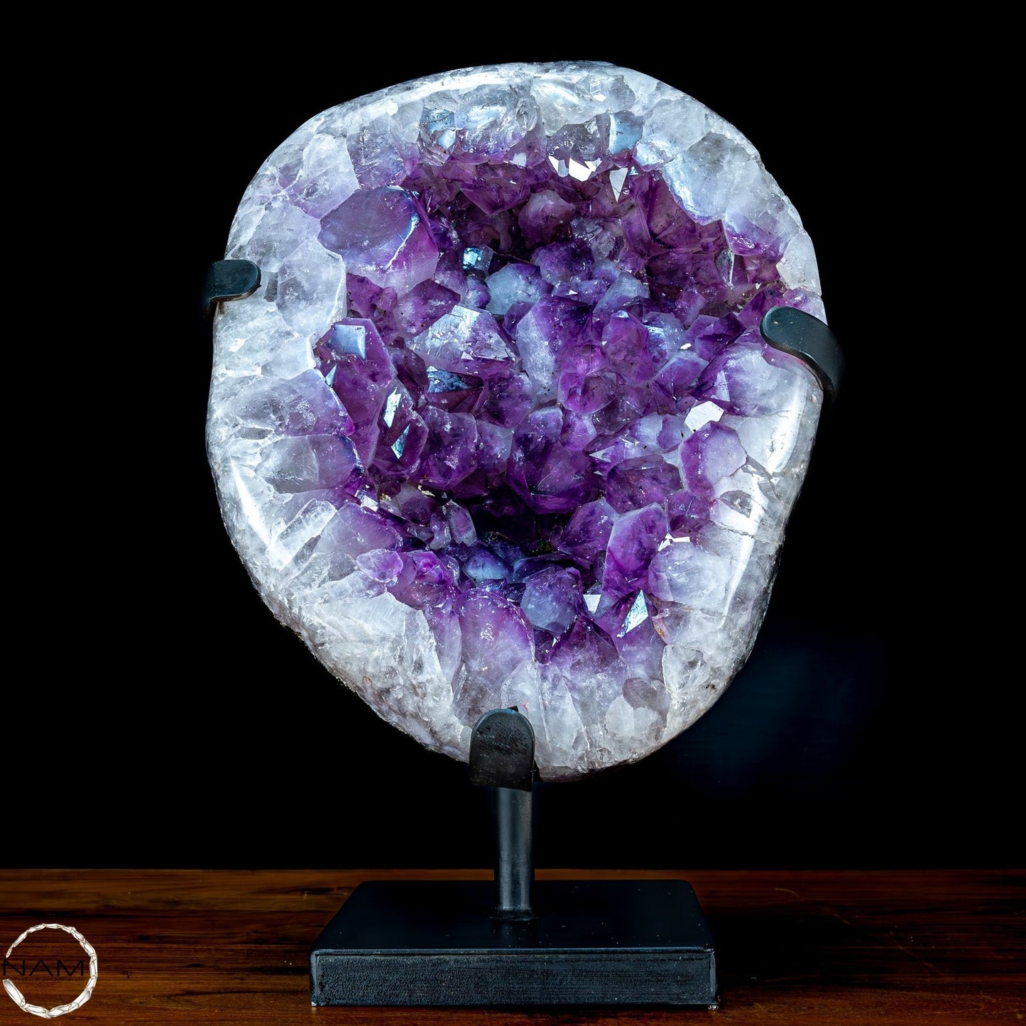 Große Natürliche Amethyst-Kristalle/Druse auf Ständer - 25653,08g