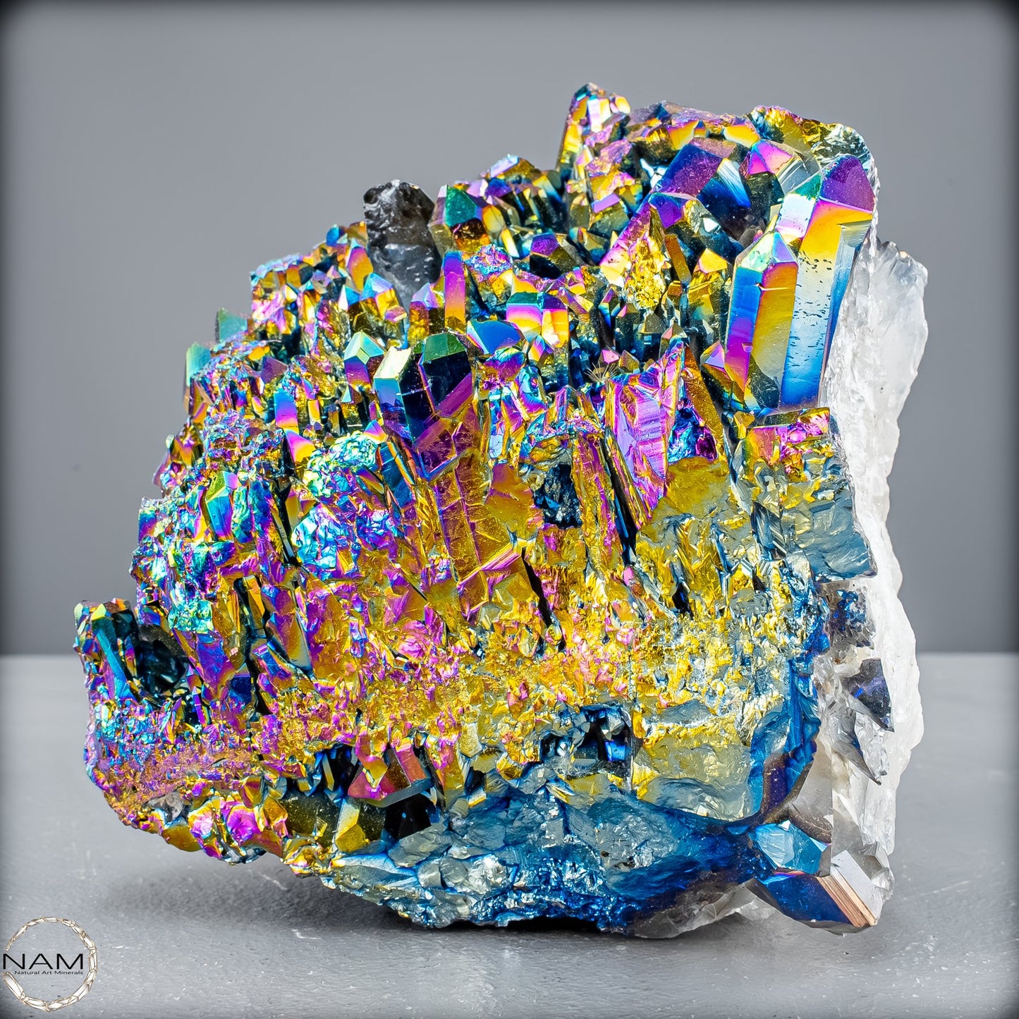 Wunderschönes Aura-Amethyst Kristallcluster – 1478,26g