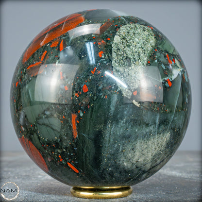 Natürliche Drachenblut-Jaspis Kugel aus Afrika - 2236,08g