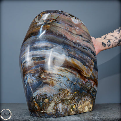 Natürliche Gebänderter Achat Kristall-Freiform - 19370,33g