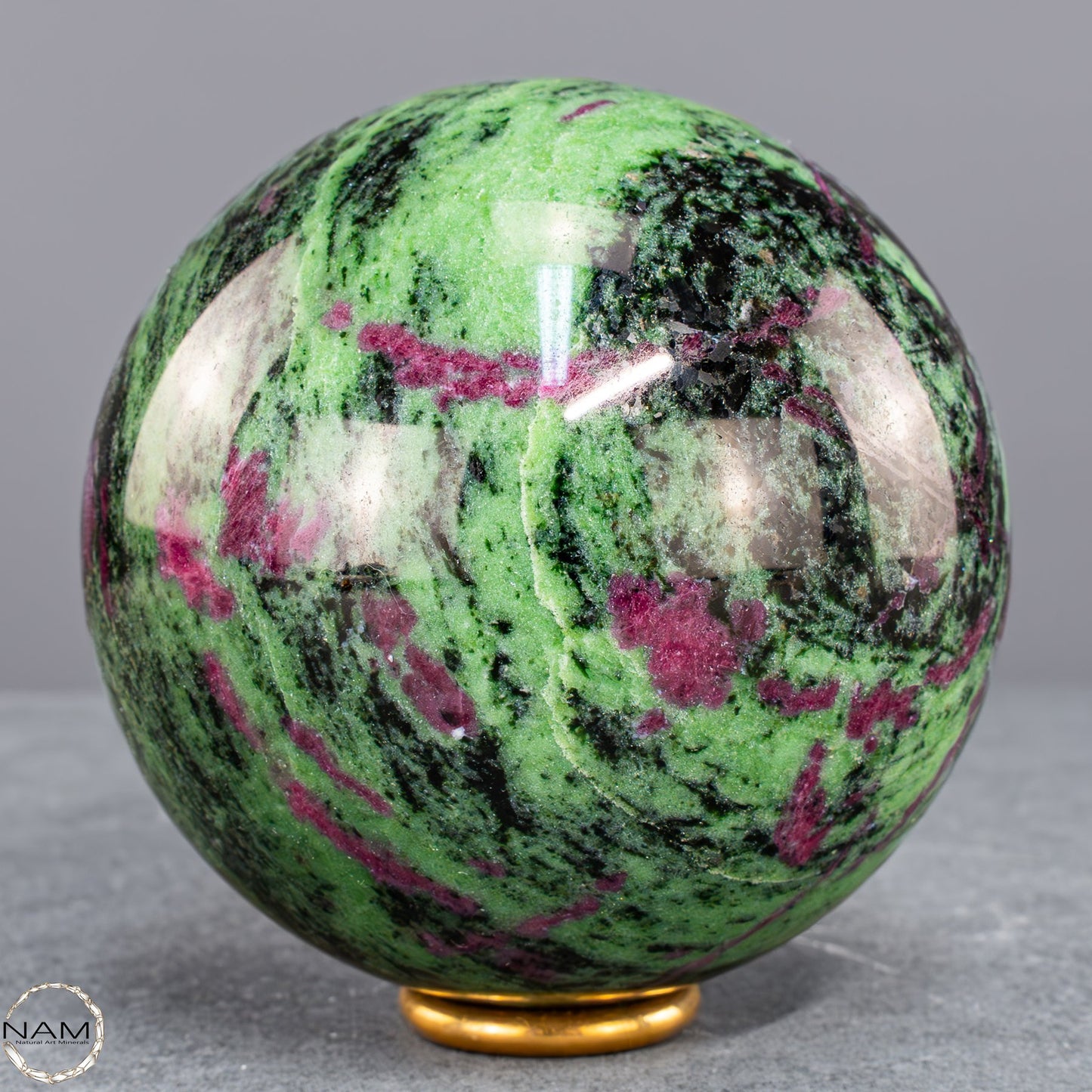 Natürliche Rubin in Zoisit Kugel - 975,99g - 83mm