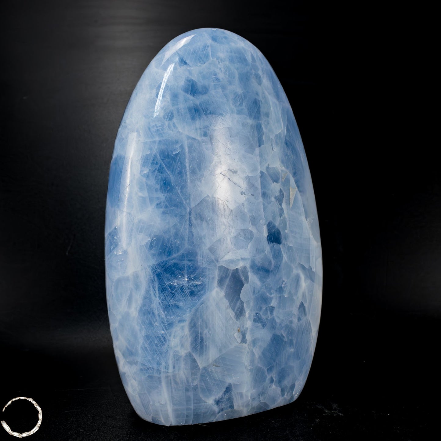 Natürliche Blaue Calcit-Kristall Freiform - 649,73g