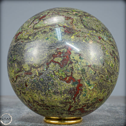 Natürliche Drachenblut-Jaspis Kugel aus Australien - 2860,59g