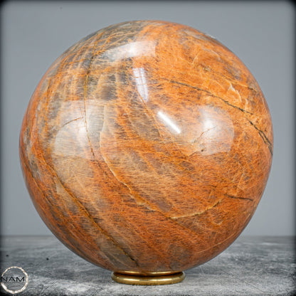 Natürlicher Pfirsich-Mondstein Kristall-Kugel -6580,72g