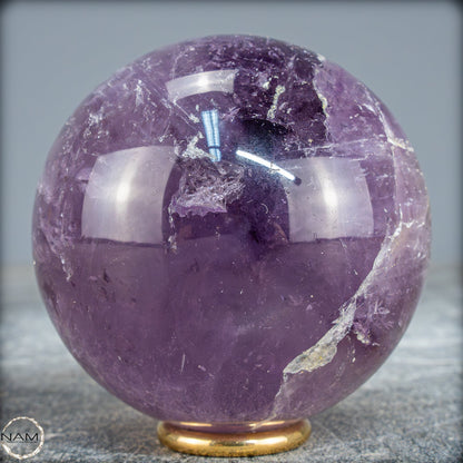 Natürliche Amethyst-Kristall Kugel, Brasilien - 484,35g