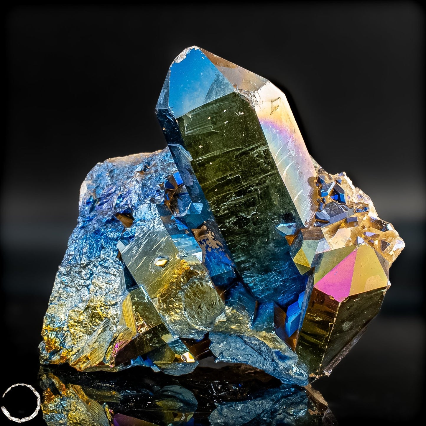 Aura Cluster – Regenbogenkristall voller Energie und Magie – 268,33g