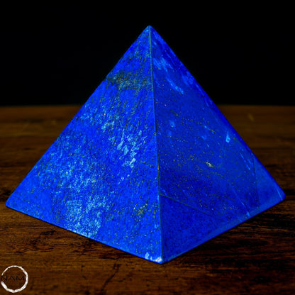 Natürliche Dekorative Lapislazuli Pyramide, Höchste Qualiität - 701,81g