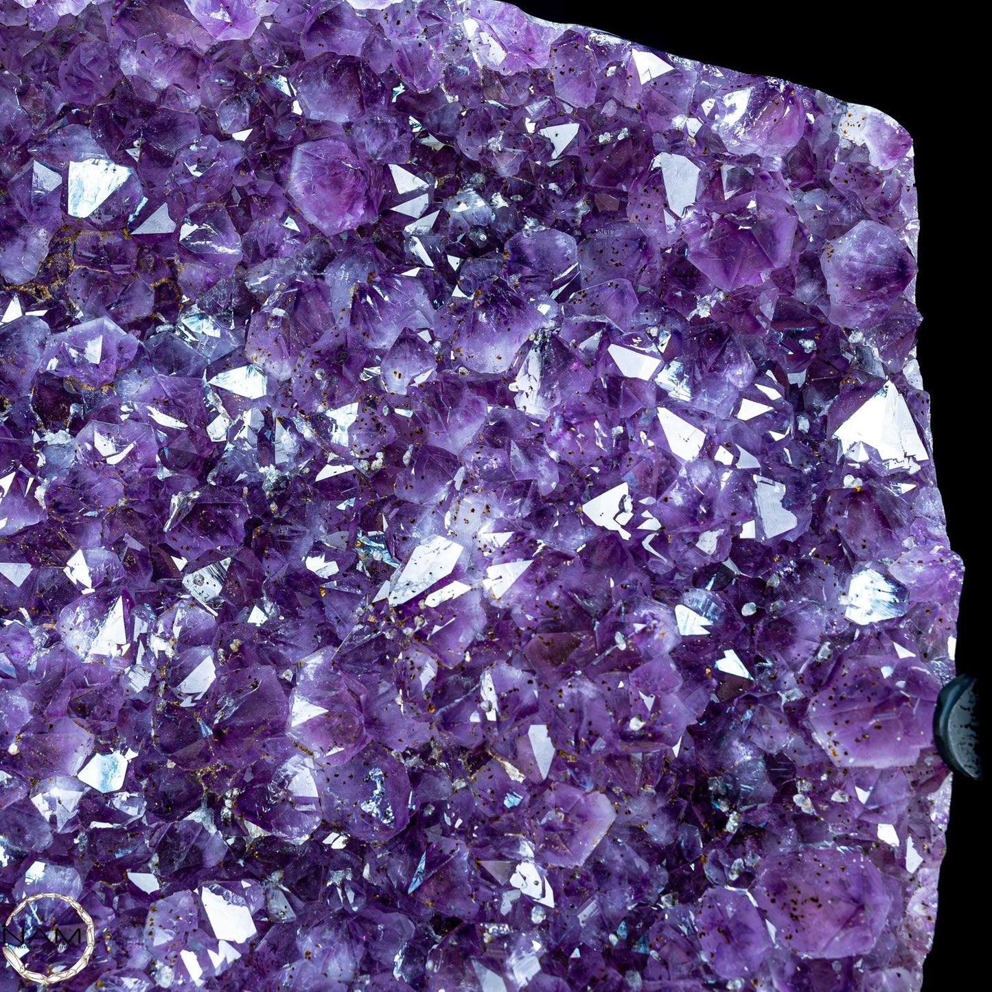 Natürliche Amethyst-Kristalle/Druse auf Ständer - 20956,11g