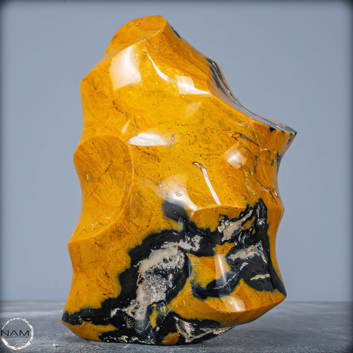 Natürliche Jaspis-Chalcedon Kristallflamme - 2657,91g