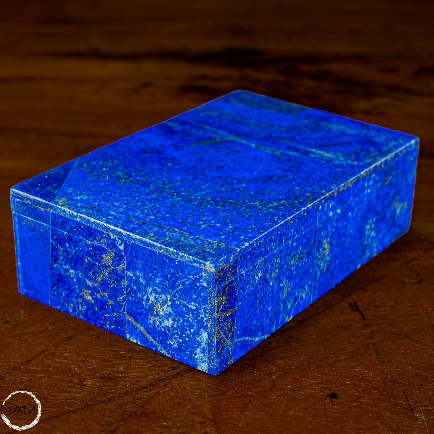 Natürliche A++ Lapislazuli Schmuckkästchen/Box - 729,05g