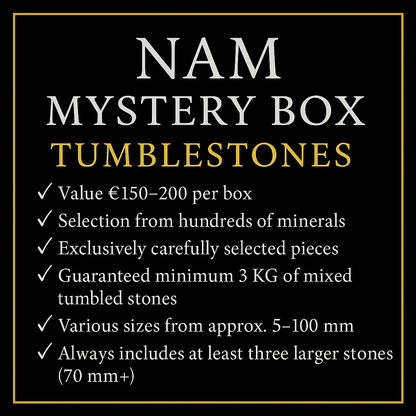 Tumbled Stones – 3 kg Auswahl aus hochwertigen Mineralien