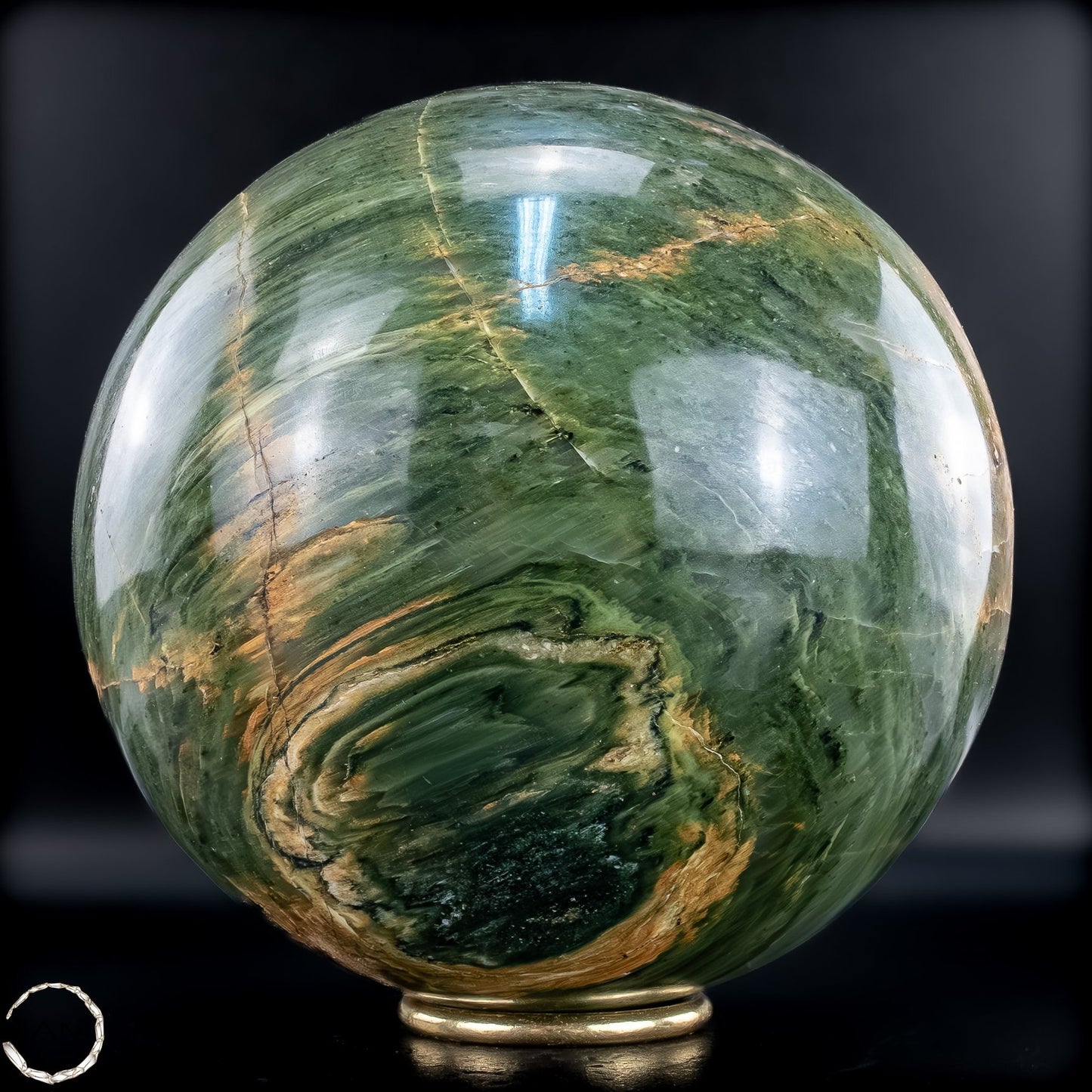 Natürliche Grüne-Quarzkristall Kugel aus Brasilien - 9323,75g
