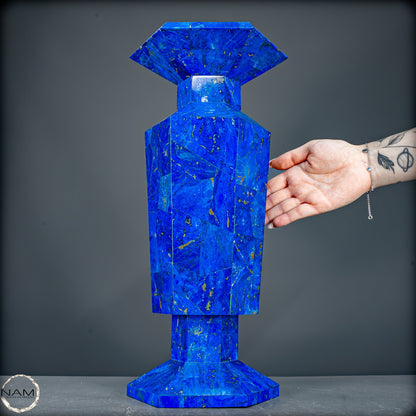 Seltener Natürliche Lapislazuli Kristall-Vase - 4688,71g