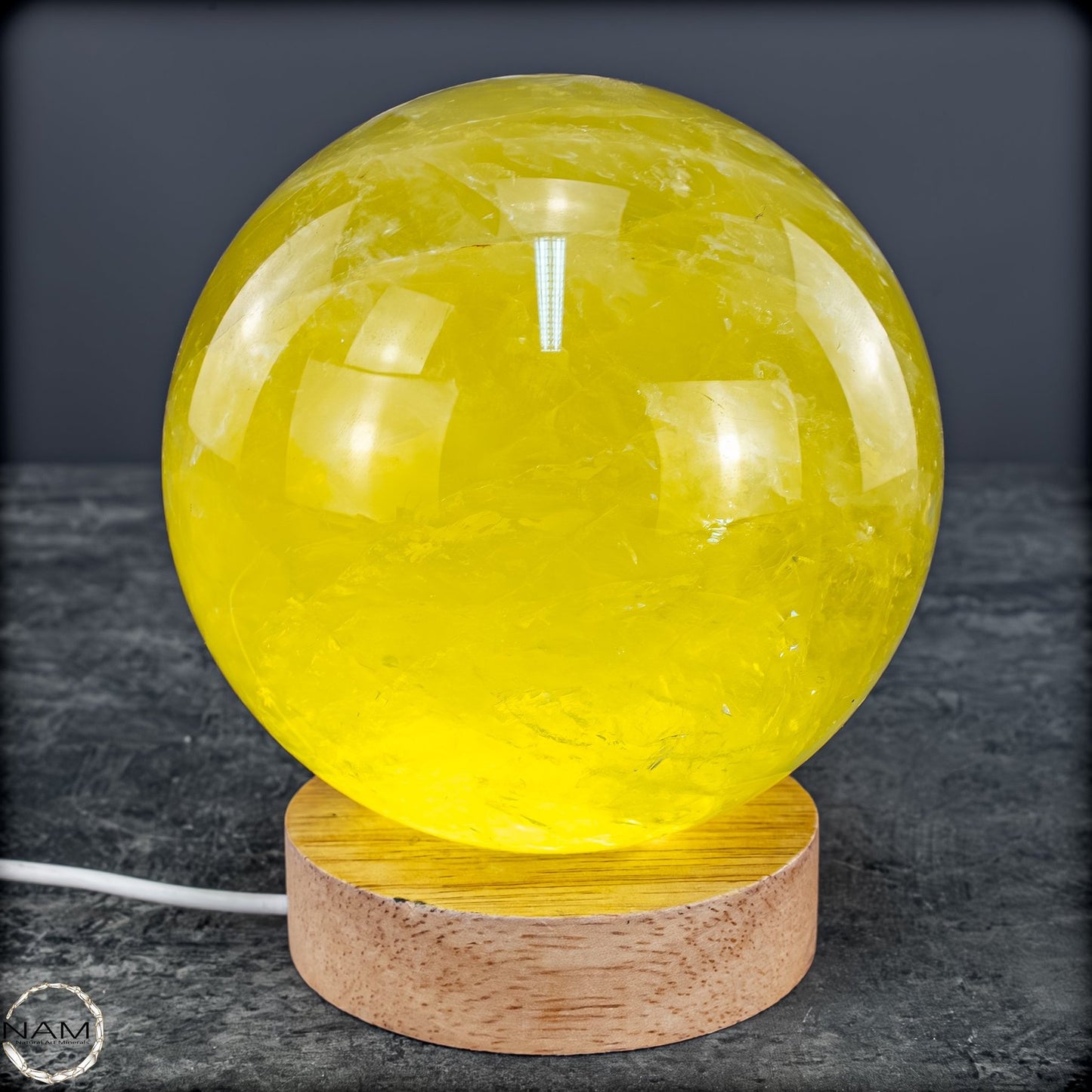 Top Qualität Transparenter Citrin Kristall Kugel - Brasilien - 1925,67g