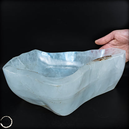 Außergewöhnliche Quarz-Schale – Ein elegantes Naturkunstwerk - 6918,19g
