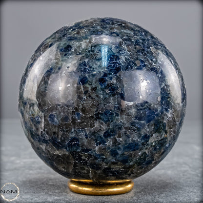 Natürliche Blaue Cordierit-Kristall Kugel, Spitzenqualität - 444,52g