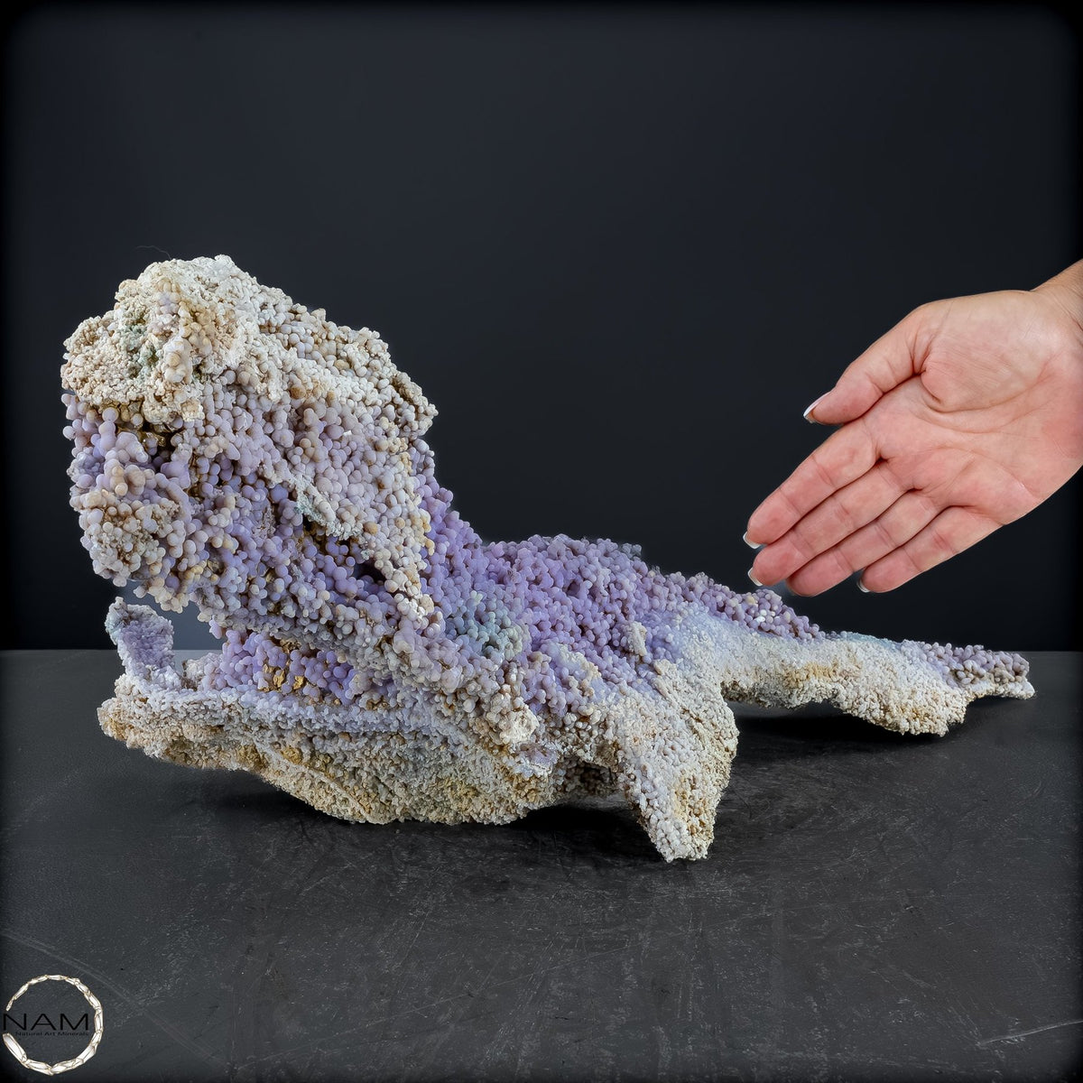 Natürliche "Traubenachat" Botryoidal Chalcedony-Formation Skulptur -4920,76g