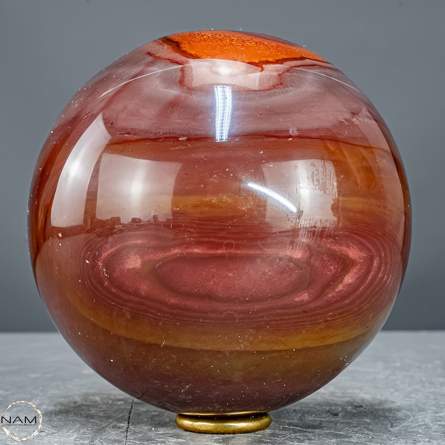 Natürliche Polychrome Jaspis Kristall-Kugel -1685,77g