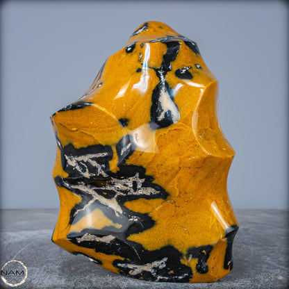 Natürliche Jaspis-Chalcedon Kristallflamme - 2657,91g