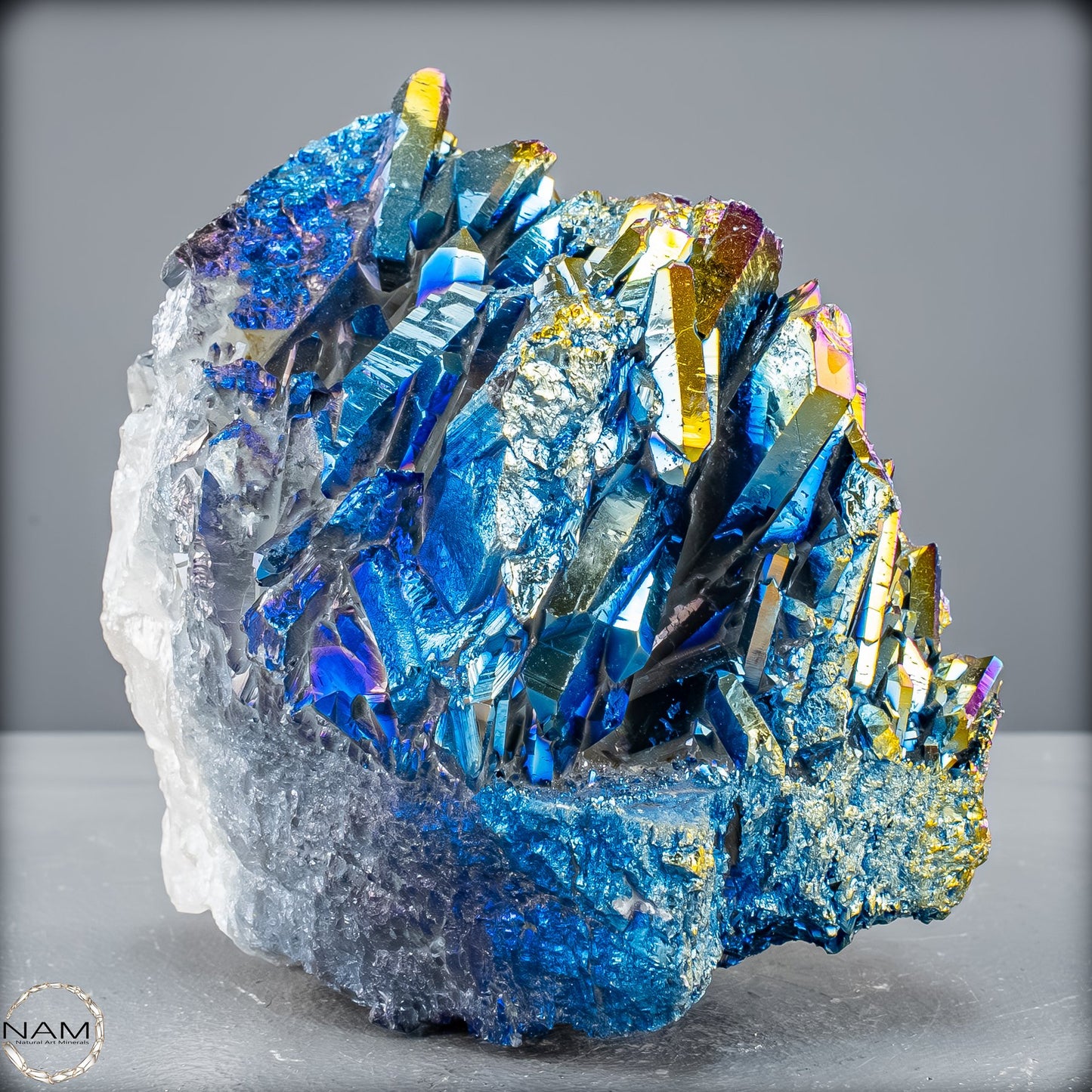 Wunderschönes Aura-Amethyst Kristallcluster – 1478,26g