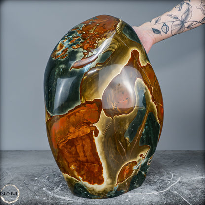 Natürliche Polychrome Jaspis Kristall-Freiform XXL -26101,22g