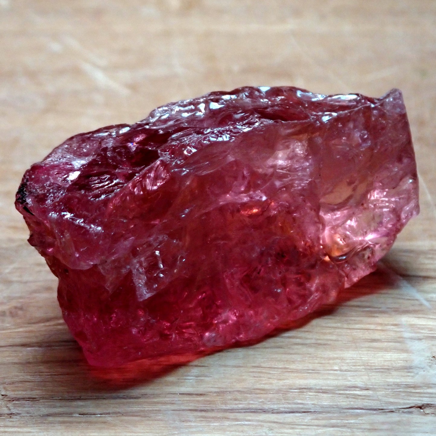 Roter-Pinker Turmalin-Rubellite aus Afghanistan, 94.65 ct - 18,93g - 36,46 x 19,85 x 15,55mm