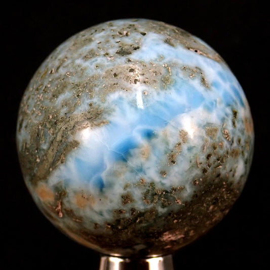 Larimar Kugel -153,38g - 47mm