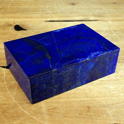 Lapislazuli Schmuckkästchen/Box - 772,53g - 147 x 96 x 46 mm