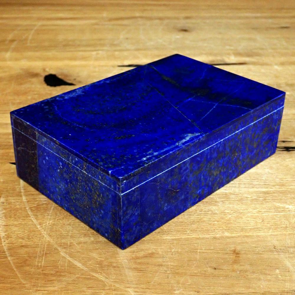 Lapislazuli Schmuckkästchen/Box - 772,53g - 147 x 96 x 46 mm