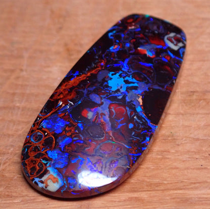 AAA+ Boulder Opal aus Australien, 32.785ct - 6,557g - 36,35x 16,32 x 6,25mm