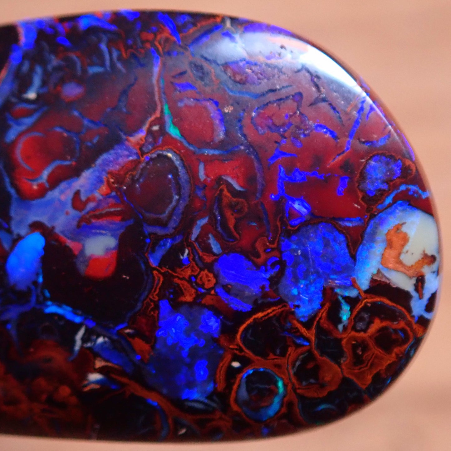 AAA+ Boulder Opal aus Australien, 32.785ct - 6,557g - 36,35x 16,32 x 6,25mm