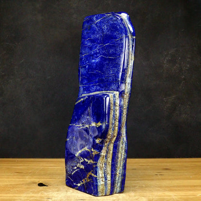 Große Dekorative Blaue Lapislazuli-Freiform - 8311,11g - 428 x 166 x 71 mm