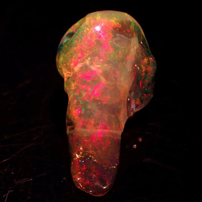 Seltener AAA+ Mexikanischer Kristall-Opal Anhänger, 12.365 ct - 27,99 x 15,67 x 7,85mm