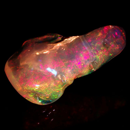 Seltener AAA+ Mexikanischer Kristall-Opal Anhänger, 12.365 ct - 27,99 x 15,67 x 7,85mm