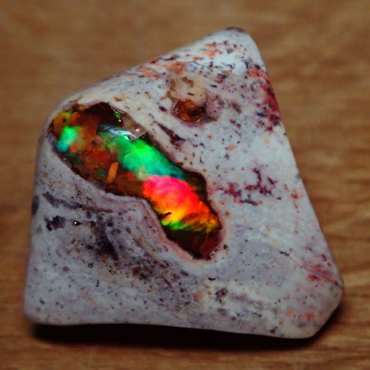 AAA+ Mexikanischer Opal Anhänger, 22.09 ct - 22,58 x 23,48 x 11,50mm