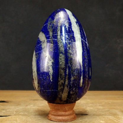 Großes Dekoratives AAA++ Lapislazuli-Ei - 1776,68g - 157 x 95 x 95mm