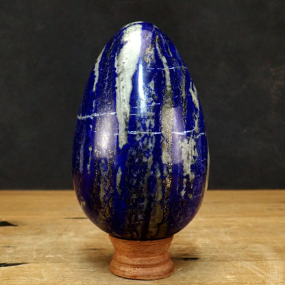 Großes Dekoratives AAA++ Lapislazuli-Ei - 1776,68g - 157 x 95 x 95mm