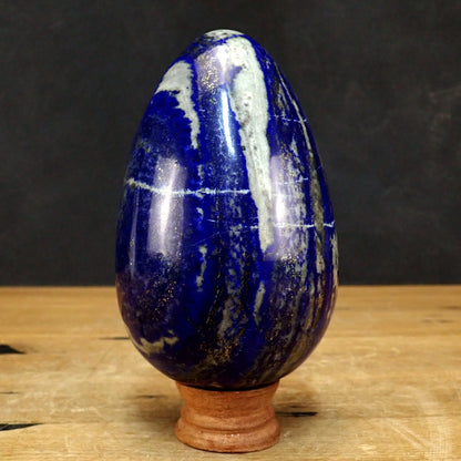 Großes Dekoratives AAA++ Lapislazuli-Ei - 1776,68g - 157 x 95 x 95mm