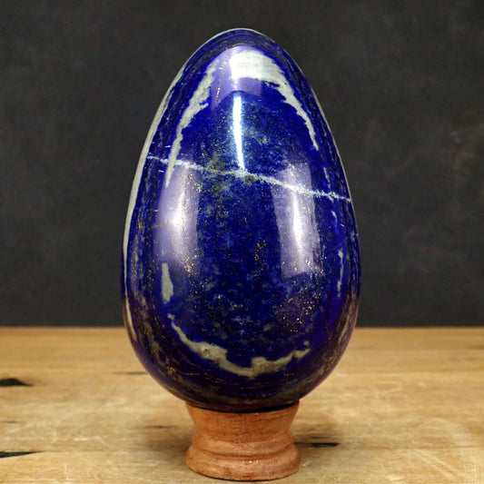 Großes Dekoratives AAA++ Lapislazuli-Ei - 1776,68g - 157 x 95 x 95mm