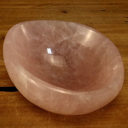 Rosenquarz Schale/Schüssel aus Brasilien - 3483,36g - 125 x 175 x 93mm