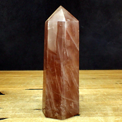 Lavendel-Rosenquarz lila-rosa Obelisk aus Brasilien - 1048,88g - 185 x 59 x 65mm