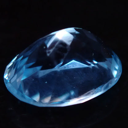 Facettierter Blauer Aquamarin aus Afghanistan, 4.025 ct - 0,805g - 11,99 x 9,14 x 6,71mm