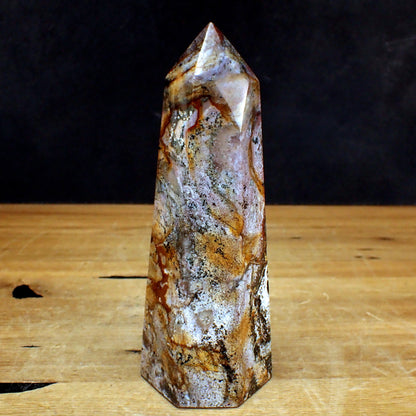 Jaspis-Achat Obelisk - 1196,68g - 207 x 81 x 70 mm